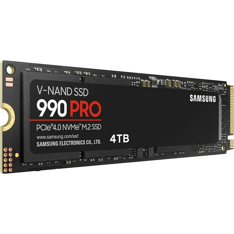 Samsung 990 PRO 4TB PCIe 4.0 NVMe M.2 SSD 2 Pack - Internal Solid