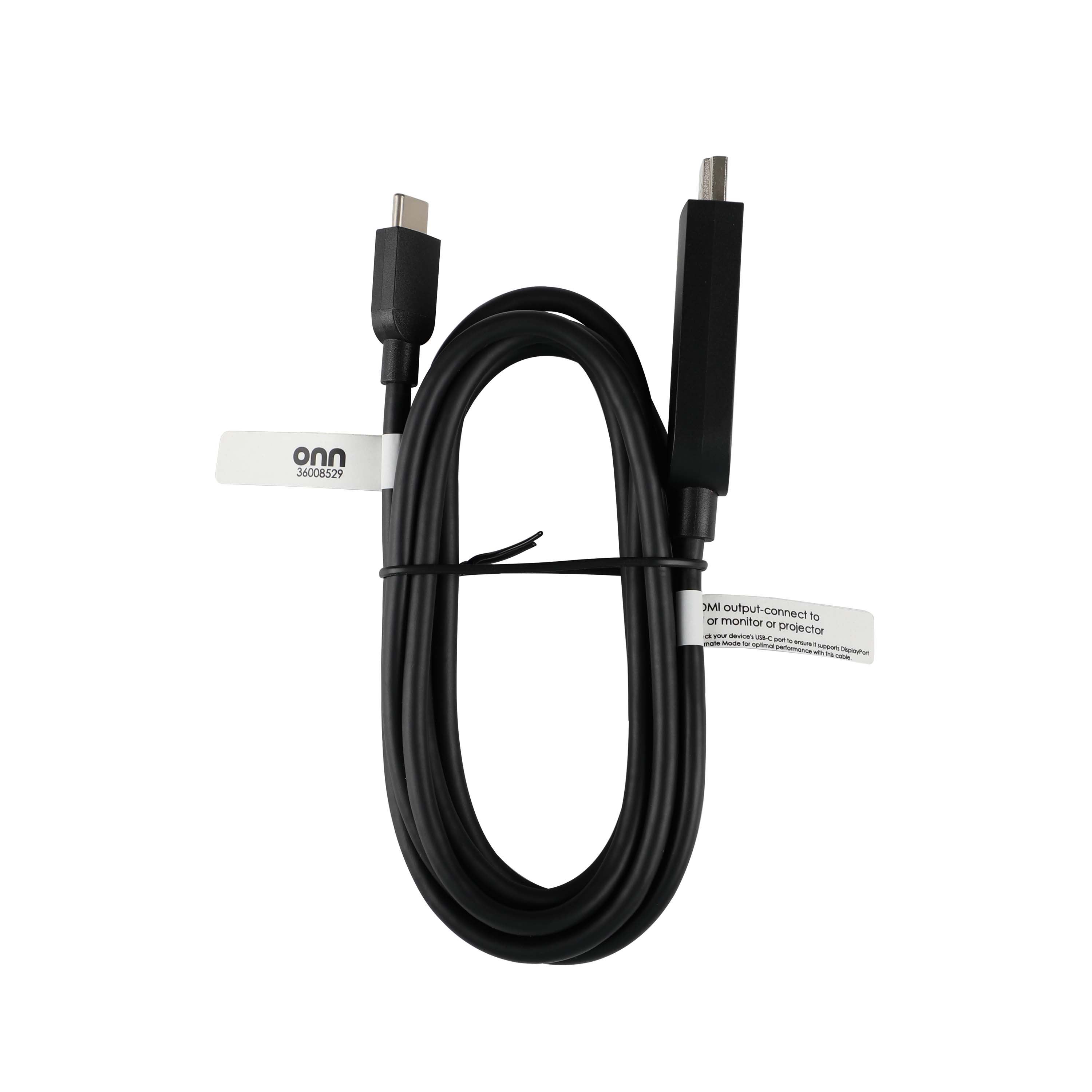 onn USB-C to HDMI Cable, 6 Feet, 4K Video photo 6