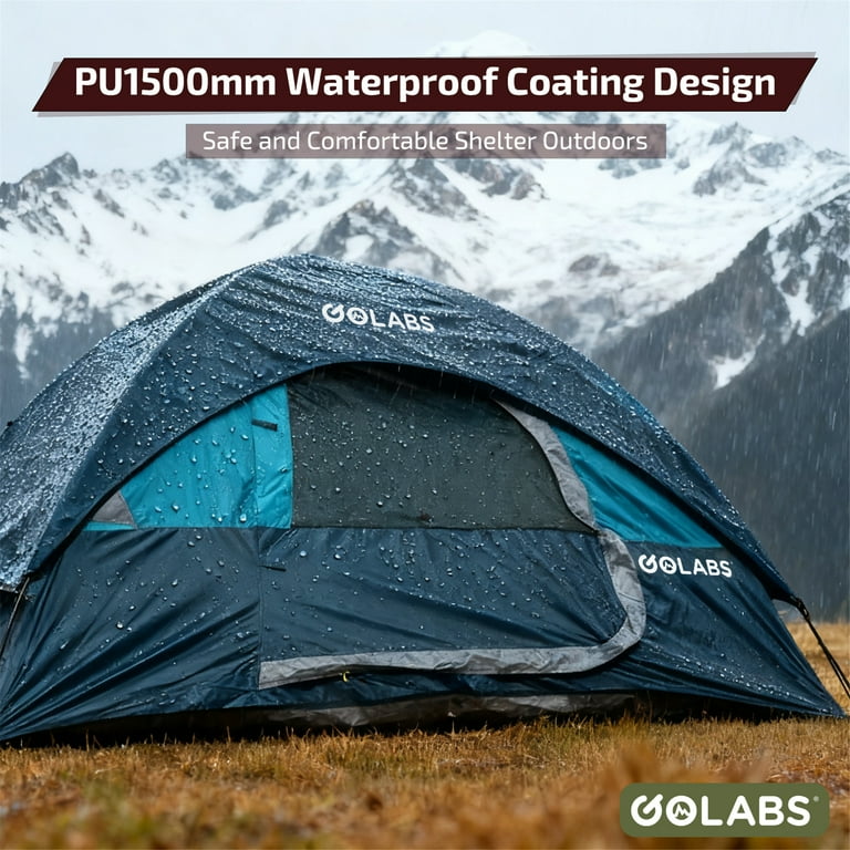 Golabs CT1 2-Person Waterproof Dome Tent for 2 Adults - Walmart.com