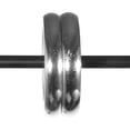 thumbnail image 7 of 1 Inch Double Curtain Rod 36-72 Inches(3-6ft), Adjustable Telescoping Drapery Rod for Windows 24-68 Inches, Black Dual Rod with Round Finials, Heavy Duty, 7 of 7