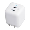 thumbnail image 4 of (2 pack) onn 40W Dual USB-C Port Wall Charger, Fast Charging, USB-IF Certified, Foldable Plug, White, 4 of 8