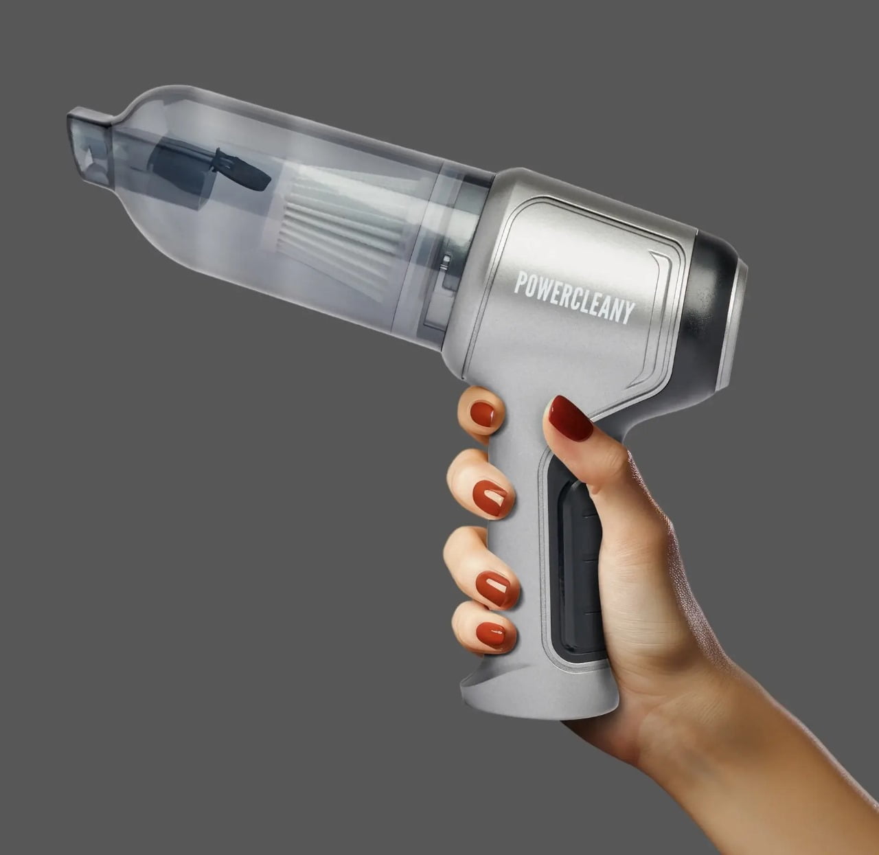 PowerCleany™ 12000PA Strong Suction Cordless Handheld Vacuum, Rechargeable Wet Dry Portable Hand Vacuum for Car & Pet Hair