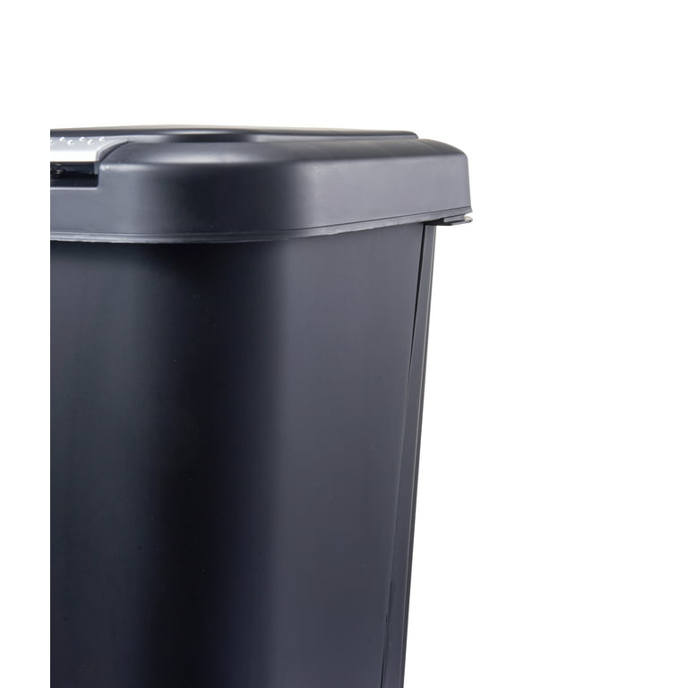 The Step N' Sort 18.5 Gallon Extra Large Capacity, Soft-Step, Dual Trash  and Recycling Bin with Removable Inner Bins, Silver