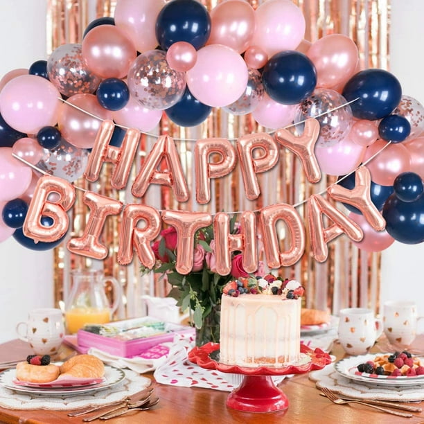 Ballons gonflables pour 20e anniversaire - Rose - Décoration d