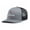 Heather Grey/Black, variant on Mens Vivek Hat Vivek Ramaswamy 2024 V Logo Mesh Back Trucker Hat Baseball Cap-Black/Black