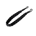 thumbnail image 2 of Tarmeek 2 Pack Blackout Curtain Tiebacks, Durable Cotton and Linen Blend, No Drill Decorative Holdbacks, Light Blocking Curtain Accessories for Bedroom Living Room, Black, 2 Pieces, 2 of 6