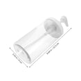 thumbnail image 2 of unbranded Botella Dispensadora Transparente Rellenable Para Champú Y Gel Corporal Con Tapa Antigoteo Para Viaje, 2 of 8