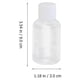 thumbnail image 4 of 20 botellas de plástico rellenables portátiles de 50 ml con tapas de boquilla tipo concha, 4 of 5