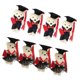 thumbnail image 5 of 8pcs muñeca de graduación pequeña para decoración de ramas mini peluche graduación de oso decoración de muñecas, 5 of 5