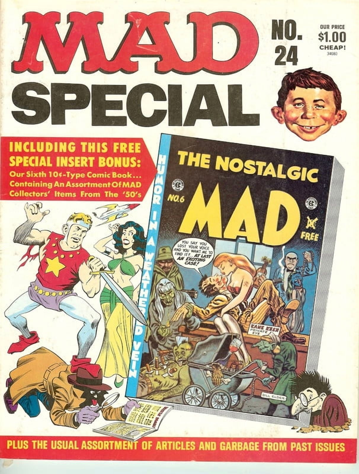 MAD Magazine Vintage Collectible HIGH GRADE Special Number 24