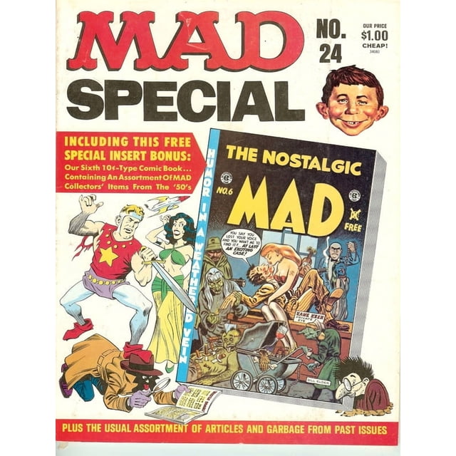 MAD Magazine Vintage de Collection Haut de Gamme Numéro Spécial 24