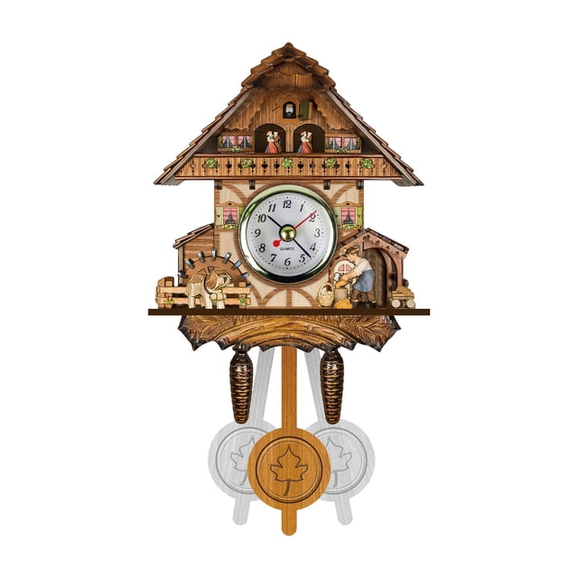 Clock Clock Chime Cuckoo Room Wall Retro Wooden Alarm Clock Living Clock Clock