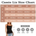 thumbnail image 2 of Women’s Thermal Fleece Lined Camisole Adjustable Strap Sleeveless Tank Top Square Neck Base Layer for Winter, 2 of 7