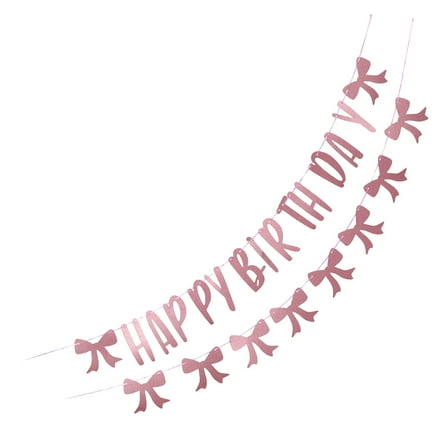 GAXIRE and Black Banner Paper Decorations for Birthday Party Supplies 1 Set