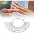 thumbnail image 3 of Ring Sizer, Wear Resistant Professional Finger Size Gauge Plastic Metal for Ring Customization(White), 3 of 5
