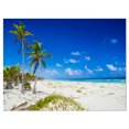 thumbnail image 2 of Magnifique Mer Bleue avec Palmiers - Impression Photo sur Toile du Bord de Mer, 2 of 3