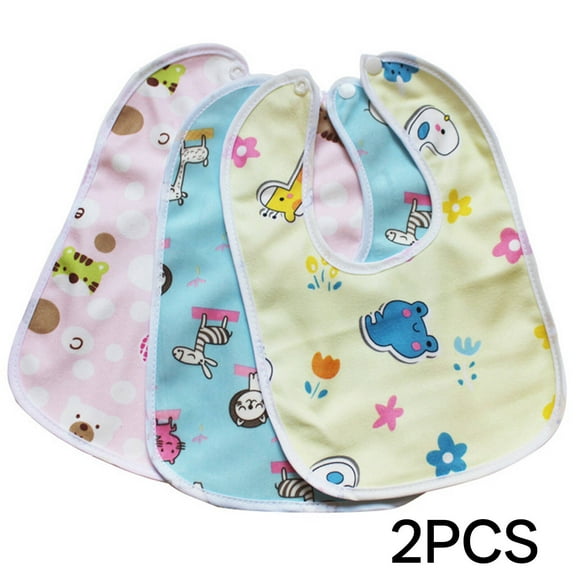 TELOLY 6Pcs Baby Bibs,Baby Bibs for Eating,Mess Proof Baby Bib