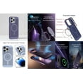 thumbnail image 2 of BEMZ Cooling Mesh Magnetic Case for iPhone 15 (with Tempered Glass Screen Protector) Black, 2 of 4