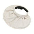 thumbnail image 2 of Wide Brim Sun Hat for Women UV Sun Visor Sunshade Dual Use Hair Hoop Fashion Accessories, 2 of 6