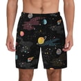 thumbnail image 2 of Goofa Galaxy Printed Men's Swim Trunks Board Shorts Quick Dry Mens Swimming Trunks with Compression Liner,Breathable Fit Hawaii Beach Shorts-3X-Large, 2 of 9