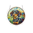 thumbnail image 2 of Acrylic Puzzles Suncatcher Window Hanging, Sun Catcher Acrylic Puzzle Decoration for Women Men, DIY Suncatcher Kits for Adults Home Decor (Dachshund), 2 of 6