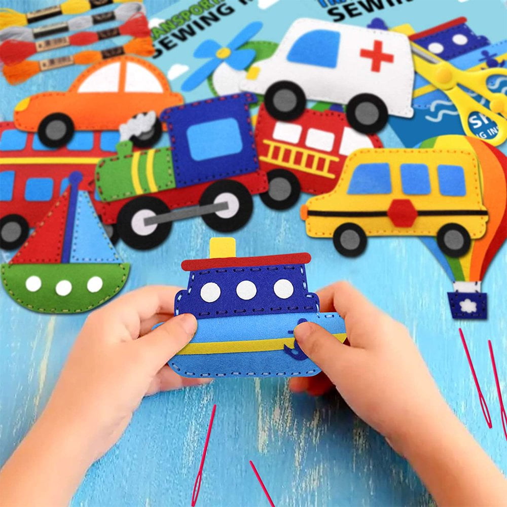 Kit Couture Enfant 10 Ans Kits De Couture En Feutre, Kits Couture Feutre Animal, Ensemble D'Artisanat Et De Couture, Convient Pour La Couture à La Main Des Enfants, Les Débutants En Couture