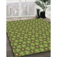 thumbnail image 2 of Ahgly Company Indoor Rectangle Patterned Pistachio Green Area Rugs, 6' x 9', 2 of 6