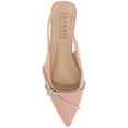 thumbnail image 5 of Journee Womens Rebbel Sling Back Pointed Toe Evening Dress Flats, 5 of 10