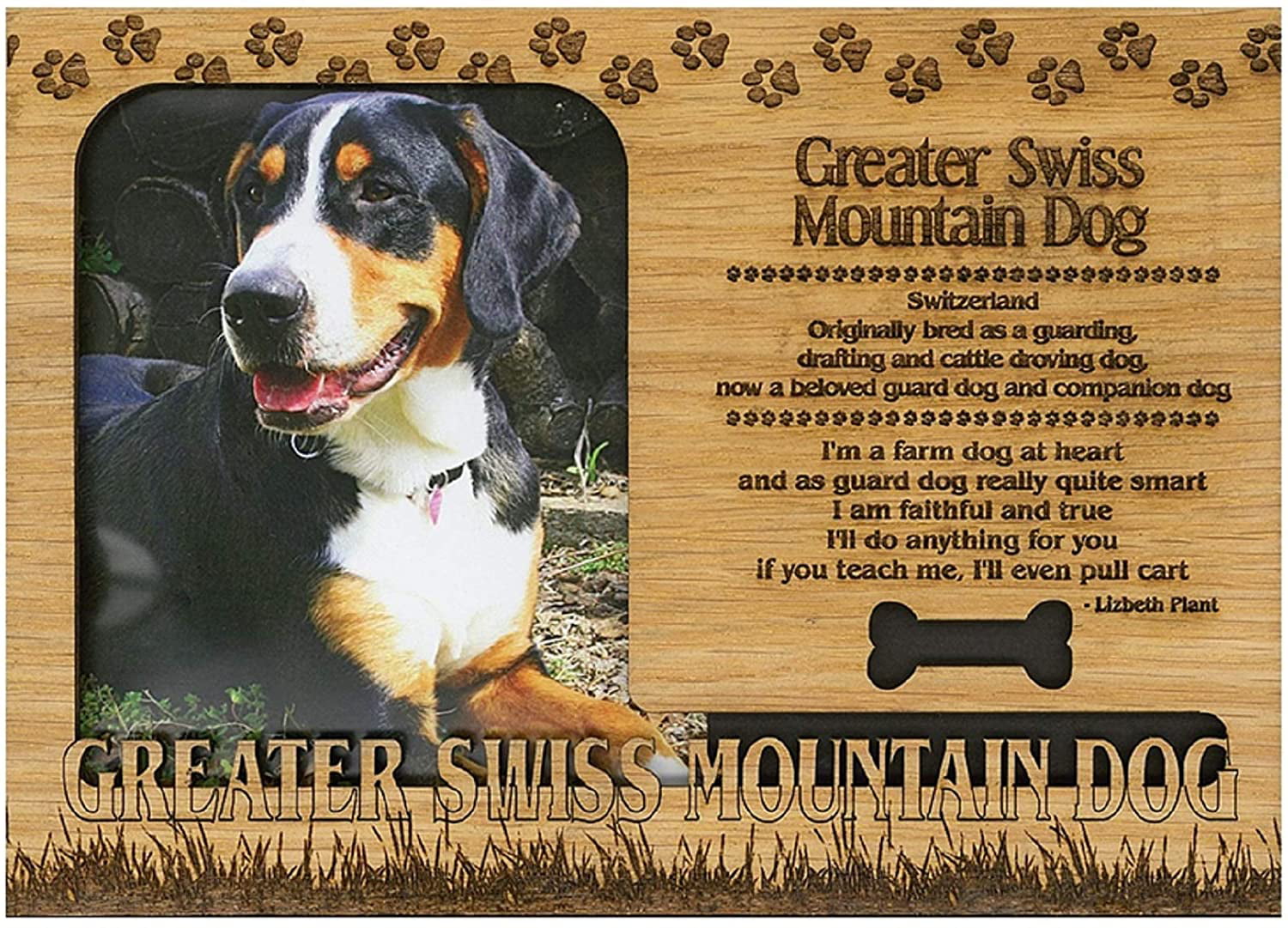 Heart I Love Great Dane Dog & pups My Dog Magnetic Photo Frame & Magnet 