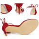 thumbnail image 4 of Sandalias de mujer Perphy con puntera redonda y tacón de aguja con diamantes de imitación rojo 39, 4 of 6