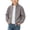 Gray, variant on Boys Girls Corduroy Jackets Solid Color Zipper Long Sleeve Stand Collar Outerwear Kids Fall Winter Trendy Casual Outfits Beige 14-15 Years
