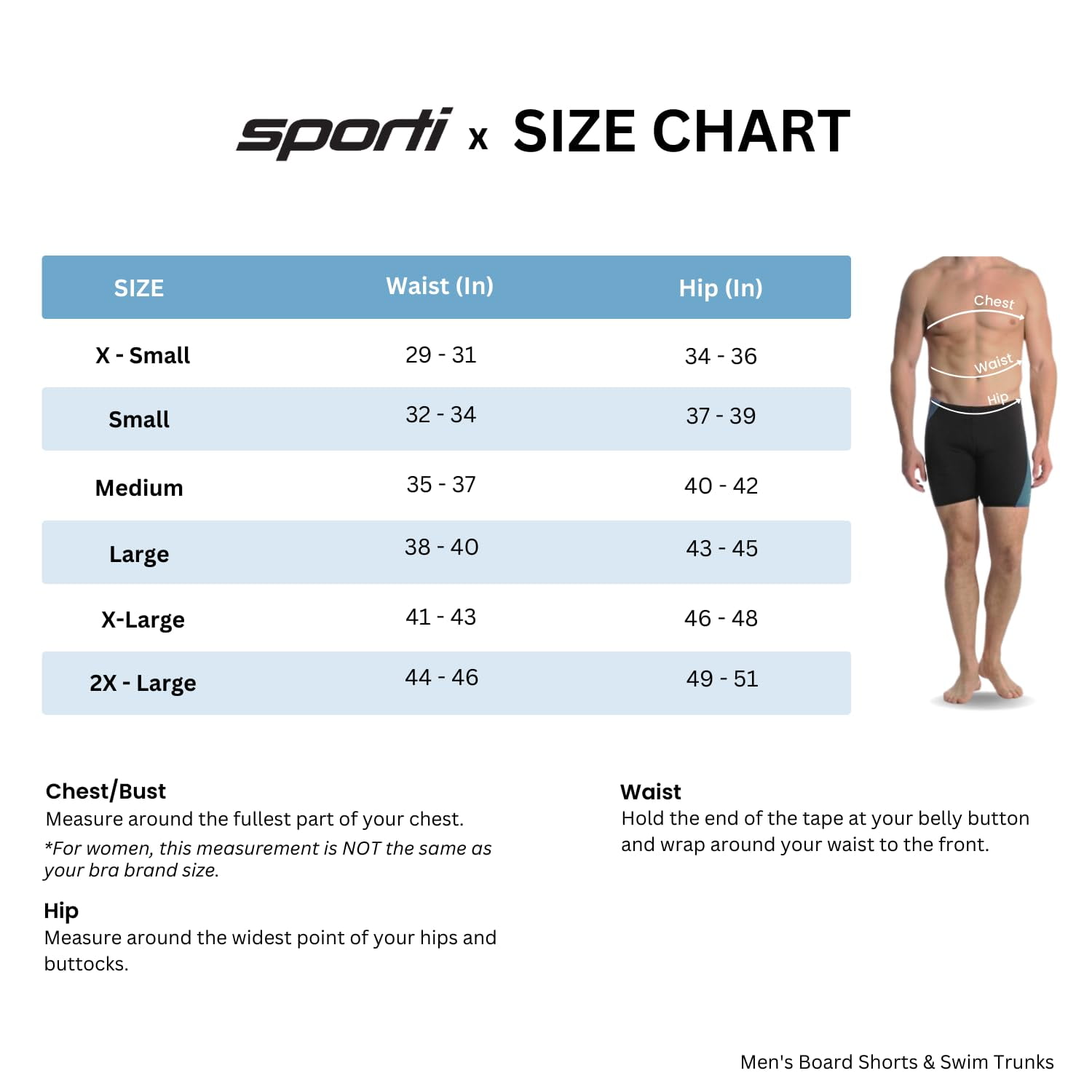 Sporti Guard Men's Swim Trunk, Trunks (Men’s)