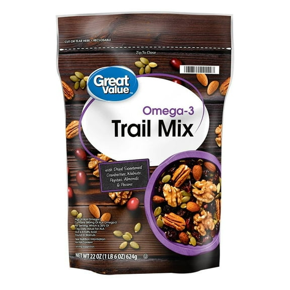 Mezcla de frutos secos Great Value 624 g