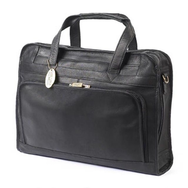 168E-black Professional Computer Briefcase - Black