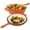 Orange, variant on Enameled Cast Iron Skillets, 2-In-1 Cast Iron Dutch Oven Pot with Lid Set, 3QT Dutch Oven And 1.5QT Skillet for Frying, Baking, Stewing, Grilling, Indoor And Outdoor