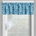 thumbnail image 4 of Ambesonne Floral Valance & Curtain, Shabby Plant Petals, 55"x30", Dark Blue White, 4 of 6