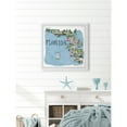 thumbnail image 4 of Marmont Hill Illustrated Map of Florida Framed Wall Art, 4 of 5