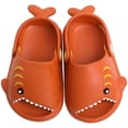 thumbnail image 1 of Zuecos de jardín para niños y niñas, livianas, piscina, lindos dibujos animados, tiburón, zapatillas de ducha, zapatillas de verano antideslizantes para niños pequeños, zapatos de agua, naranja oso de fresa Electrónica, 1 of 6