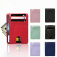 thumbnail image 1 of Tarjetero portátil de cuero PU para múltiples tarjetas, tarjetero RFID antimagnético fijo multicolor, 1 of 4