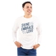 thumbnail image 4 of Shine Embrace Autistic Awareness Long Sleeve TShirt Men Women Brisco Brands S, 4 of 6