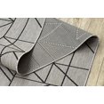 thumbnail image 4 of Runner Sizal Floorlux Design 20605 Triangles, Geometric Silver / Black 120 Cm, 4 of 5