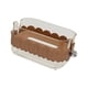 thumbnail image 3 of Dispensador de toallitas para secadora decorativas con tapa para caja de papel tisú Café, 3 of 9