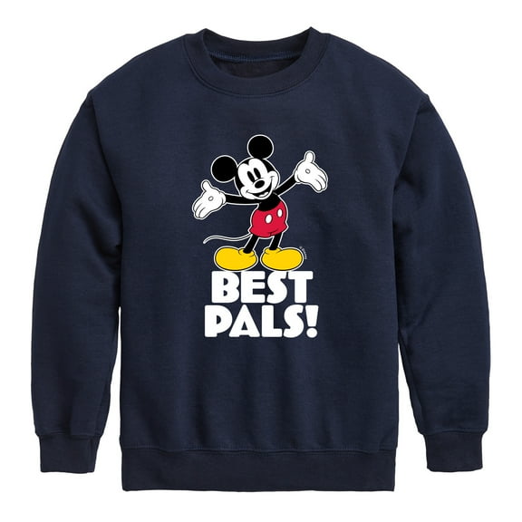 Disney - Best Pals Mickey - Youth Crewneck Fleece Sweatshirt