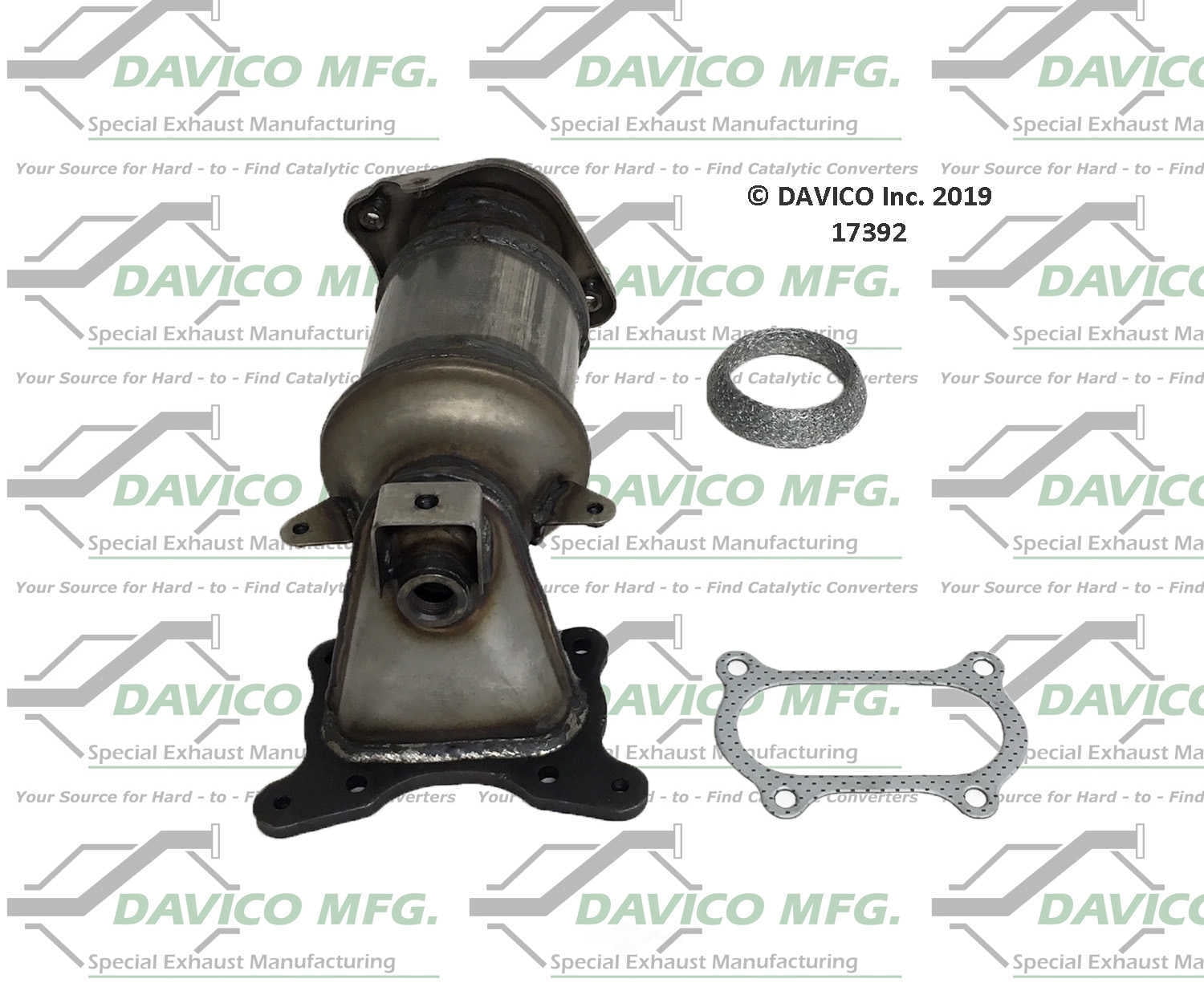 Davico Mfg 17392 Direct-Fit Catalytic Converter - Manifold