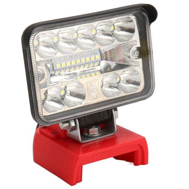 Luz De Trabajo Con Batería De Litio, Luz De Trabajo LED, Alambre De Cobre Puro, Cuentas De Lámpara Reutilizables De 18 Piezas De 3 Pulgadas Para Carretera Nocturna