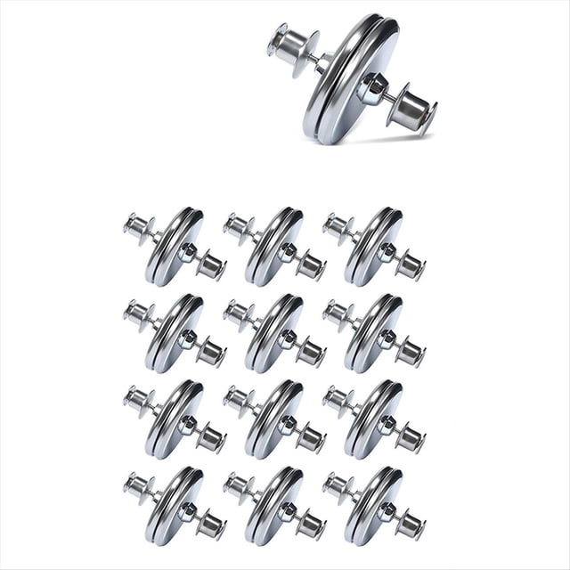 12 Pares de Clips Magnéticos para Cortinas con Autoadhesivo: Seguro para Usar en Dormitorios, Oficinas y Duchas.