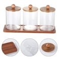 thumbnail image 3 of Soporte Qtip Tbestmax con bandeja de tocador transparente para baño, 3 of 7