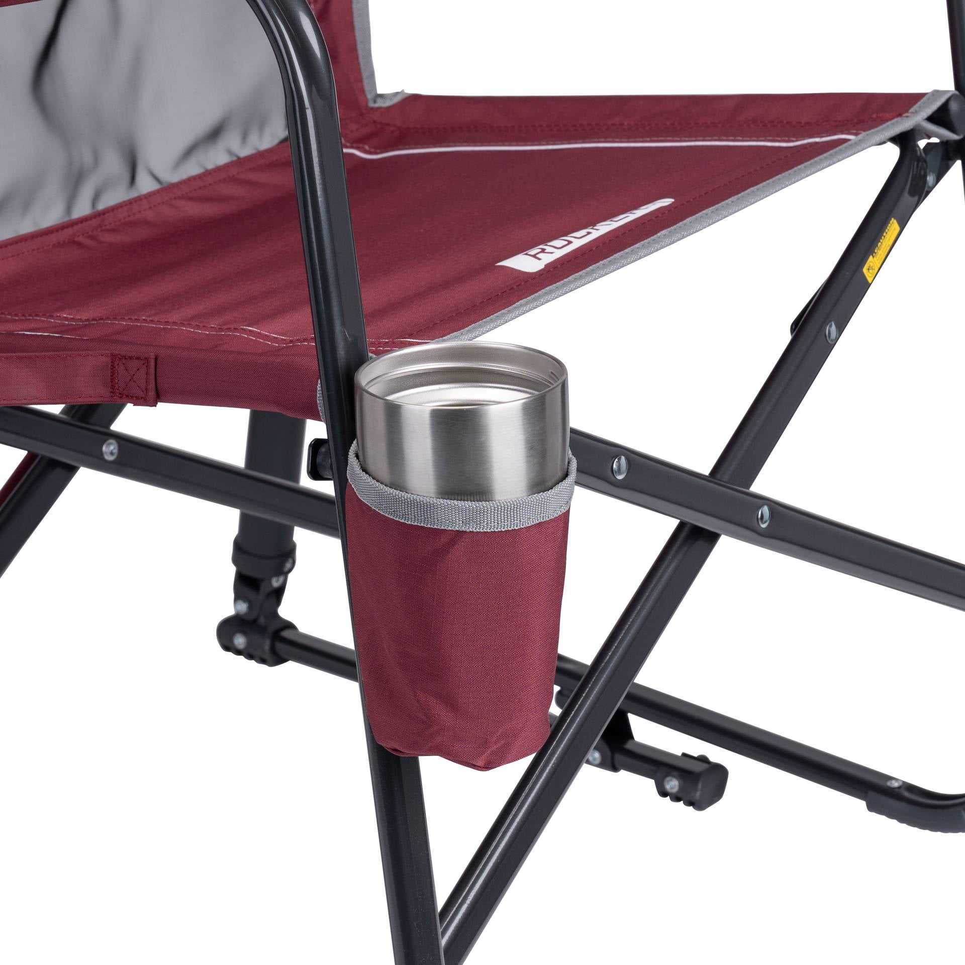 GCI Outdoor Freestyle Rocker Foldable Rocking Camp Chair, Maroon