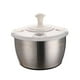 thumbnail image 5 of Centrifugadora de ensaladas grande con tapa, escurridor, recipiente y colador. Centrifugadora multiusos para lechuga, secadora de verduras, lavadora d, 5 of 9