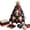 Holy Family, variant on Christmas 3D Quilted Tree Ornament Craft Kit, Floral Angel Beaded Patchwork Design for Adults and Tabletop Decor, 7.87 in